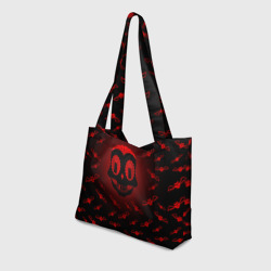 Пляжная сумка 3D Красная черепушка - фото 2