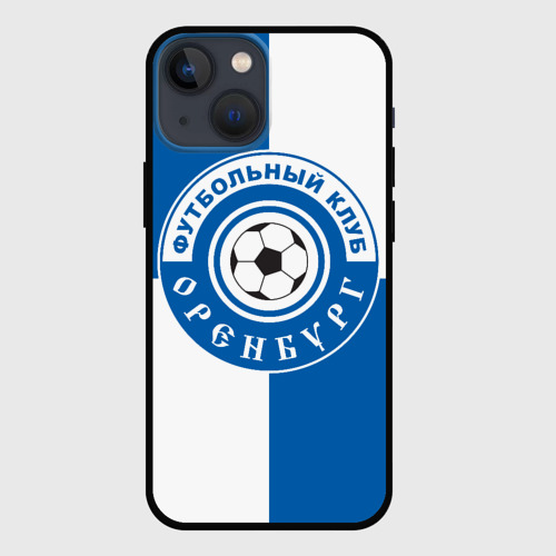 Чехол для iPhone 13 mini с принтом ФК Оренбург, вид спереди #2