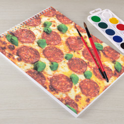 Альбом для рисования Пицца с зеленью - фото 2