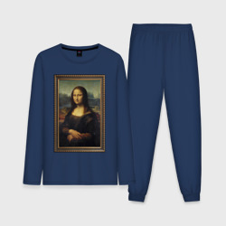 Мужская пижама с лонгсливом хлопок Mona Lisa - original 