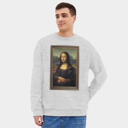 Мужской свитшот oversize без начеса хлопок Mona Lisa - original  - фото 2