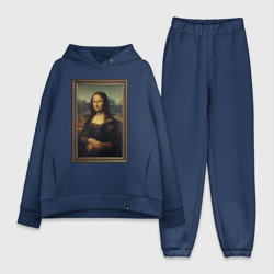 Mona Lisa - original  – Женский костюм хлопок Oversize с принтом купить со скидкой в -15%