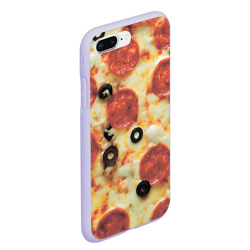 Чехол для iPhone 7Plus/8 Plus матовый Пицца с оливками - фото 2