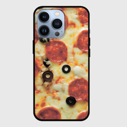 Чехол для iPhone 13 Pro Пицца с оливками