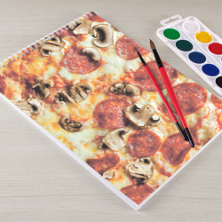 Альбом для рисования Пицца с грибами - фото 2