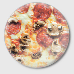 Значок Пицца с грибами