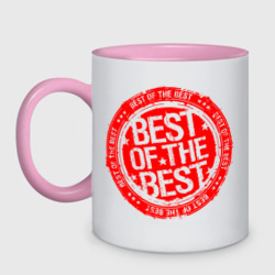 Кружка двухцветная Red best of the best