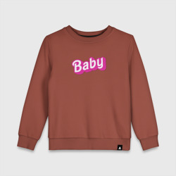 Детский свитшот хлопок Baby: pink barbie style