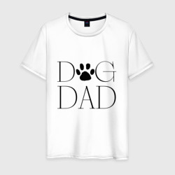 Мужская футболка хлопок Папа собаки