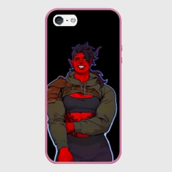 Чехол для iPhone 5/5S матовый Карлах - Baldurs gate 3