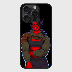 Чехол силиконовый для Apple iPhone 15 Pro матовый Карлах - Baldurs gate 3