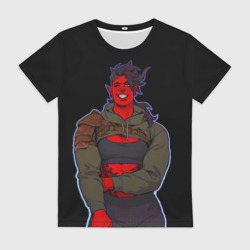 Женская футболка 3D Карлах - Baldurs gate 3