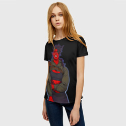 Женская футболка 3D Карлах - Baldurs gate 3 - фото 2