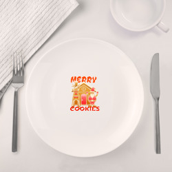 Набор: тарелка + кружка Рождество пряничный домик - фото 2