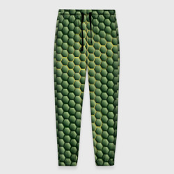 Мужские брюки 3D Зеленая чешуя