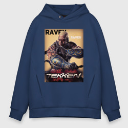 Мужское худи Oversize хлопок Tekken 8 : Raven