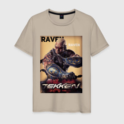 Мужская футболка хлопок Tekken 8 : Raven