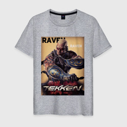 Мужская футболка хлопок Tekken 8 : Raven