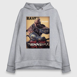 Женское худи Oversize хлопок Tekken 8 : Raven