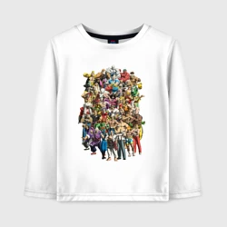 Детский лонгслив хлопок Street fighter: characters 