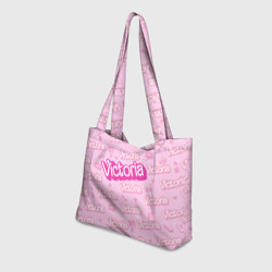 Пляжная сумка 3D Виктория - паттерн Барби розовый - фото 2