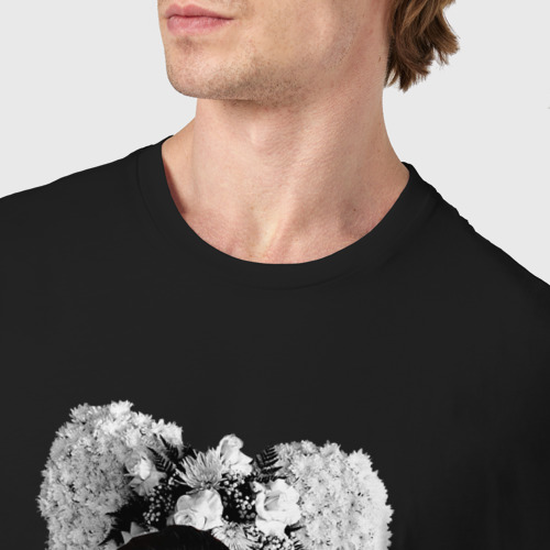 Мужская футболка хлопок Depeche Mode - Dave Gahan and Martin Gore, цвет черный - фото 6