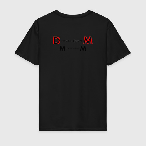 Мужская футболка хлопок Depeche Mode - Dave Gahan and Martin Gore, цвет черный - фото 2