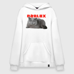 Худи SuperOversize хлопок Кот roblox