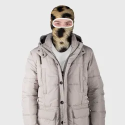 Балаклава 3D Мех леопарда - фото 2