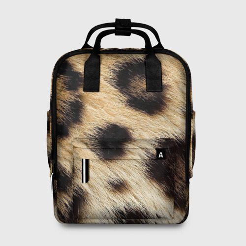 Женский рюкзак 3D Мех леопарда