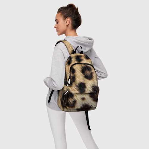 Рюкзак 3D с принтом Мех леопарда, фото #4