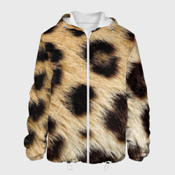 Мужская куртка 3D Мех леопарда