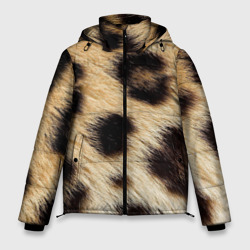 Мужская зимняя куртка 3D Мех леопарда