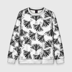 Детский свитшот 3D Butterflies - gothic pattern