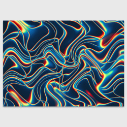 Поздравительная открытка Abstract waves