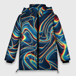 Женская зимняя куртка Oversize Abstract waves