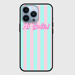 Чехол для iPhone 13 Pro Hi Barbie - фраза и костюм Кена 