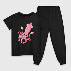 Детская пижама хлопок Pink octopus