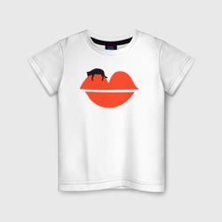 Детская футболка хлопок Kiss cat