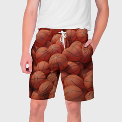 Мужские шорты 3D Узор с баскетбольными мячами