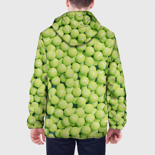 Мужская куртка 3D Узор из теннисных мячей, цвет 3D печать - фото 5