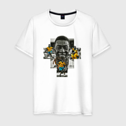 Пеле Бразильский футболист – Мужская футболка хлопок с принтом купить со скидкой в -20%