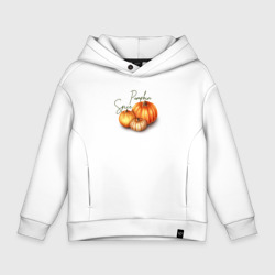 Детское худи Oversize хлопок Pumpkin Spice