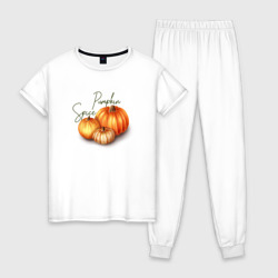 Женская пижама хлопок Pumpkin Spice