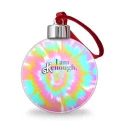 Ёлочный шар I am Kenough - retro tie-dye