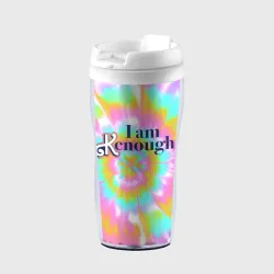 Термокружка-непроливайка I am Kenough - retro tie-dye