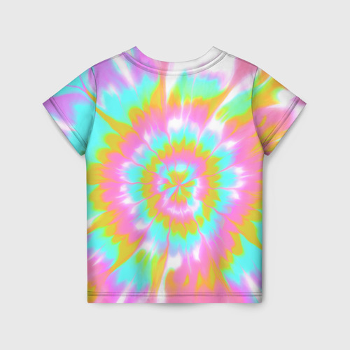 Детская футболка 3D I am Kenough - retro tie-dye, цвет 3D печать - фото 2