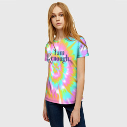 Женская футболка 3D I am Kenough - retro tie-dye - фото 2