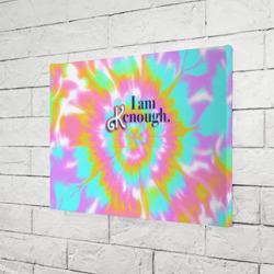 Холст прямоугольный I am Kenough - retro tie-dye - фото 2