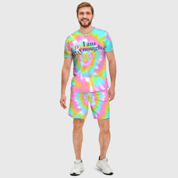 Мужской костюм с шортами 3D I am Kenough - retro tie-dye - фото 2